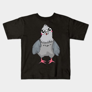 Dove peace faithful white gray bird love Kids T-Shirt